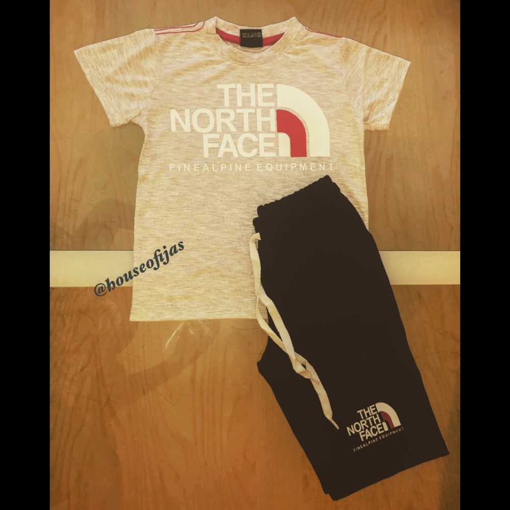 North face shorts set